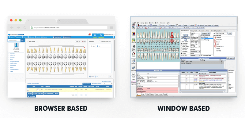 window-and-browser-based-dental-software